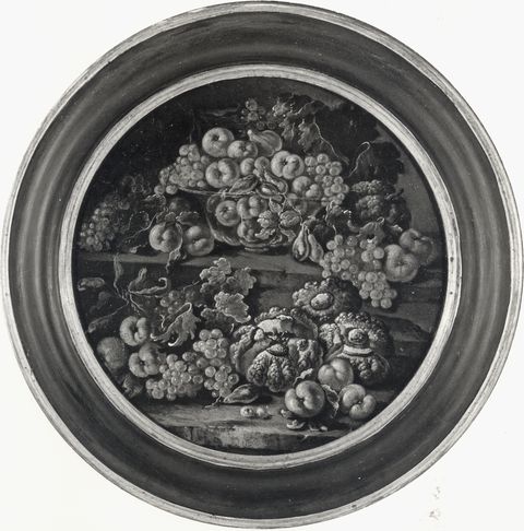 Studio Fotografico Amista — Anonimo romano sec. XVII/ XVIII - Natura morta con frutta — insieme